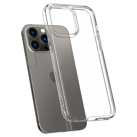 Etui Spigen Ultra Hybrid Case obudowa mocna wzmacniana iPhone 14 Pro Max (Crystal Clear)