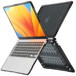 Hard Case Stealth TPU+PC etui obudowa MacBook Air 13 (A1932 / A2179 / A2337 M1) 2018-2020 (Czarny)