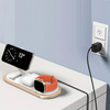 Ładowarka indukcyjna MFC 3in1 Magnetic Charging Station potrójna bezprzewodowa magnetyczna stacja ładująca do MagSafe Apple Watch AirPods iPhone (Biała)