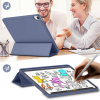 Etui D-Pro Smart Cover Case pokrowiec obudowa z klapką + szkło ochronne Ex Pro do Apple Pencil / iPad Pro 10 Gen. (2022) / 11 Gen. (2025) (Fioletowy)