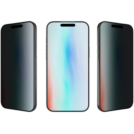 Szkło hartowane XHD Privacy Anti-Spy Glass prywatyzująca zaciemniająca antyszpiegowskia szybka ochronna na cały ekran do Apple iPhone 17 Pro Max