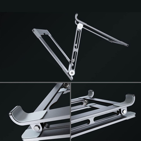 Stojak AluDesk V3 Laptop Stand aluminiowa podstawka do laptopa MacBook (Gwiezdna Szarość)