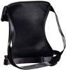 NOX Leg Bag torba motocyklowa/rowerowa saszetka kabura na nogę udo pas (Czarny)