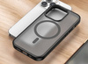 D-Pro Matte Hybrid MagSafe etui magnetyczne iPhone 12/ 12 Pro (Black)