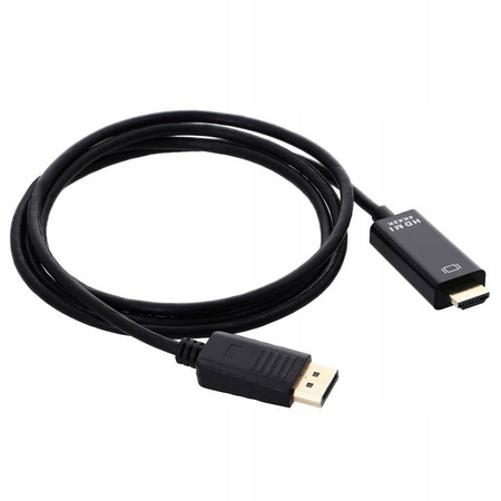 Adapter przejściówka kabel DisplayPort DP do HDMI 4K (180cm)