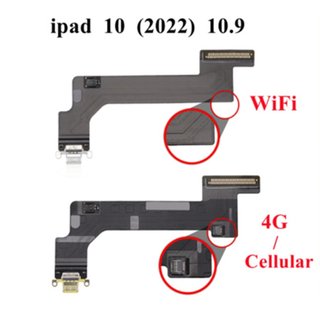 Gniazdo złącze port dock ładowania flex USB-C do Apple iPad 10 gen. (2022) Cellular (Oryginalne OEM)