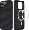 Etui Carbon Kevlar Case magnetyczne mocna obudowa do MagSafe iPhone 13 Pro Max