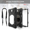 D-Pro 360 Armor Strap Case etui pancerne z uchwytem na rękę i paskiem na ramię Samsung Galaxy Tab S4 10.5 (T830/T835/T837) 2018