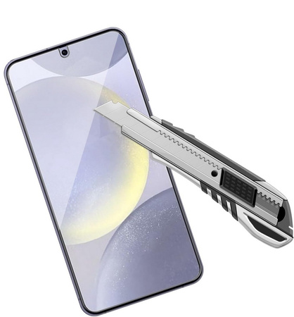 Szkło hartowane XHD Full Clear Fingerprint 0.18mm cienka szybka ochronna bezramkowa do Samsung Galaxy S24 (SM-S921) / S25 (SM-S931)