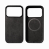 Etui D-Pro Alcantara® oryginalna włoska tkanina zamszowa obudowa z magnesem MagSafe do Apple iPhone 17 Pro (Dark Gray/ Ciemny Szary)