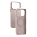 Etui D-Pro Velvet Silicone Case MagSafe obudowa magnetyczna z mikrofibrą do Apple iPhone 17 Pro Max (Różowy)