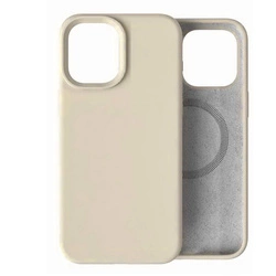 Etui D-Pro Velvet MagSafe Case obudowa magnetyczna z mikrofibrą do iPhone 17 (Kremowy)