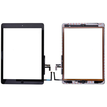 Digitizer dotyk szyba + przycisk Home do Apple iPad Air 1 (2013) A1474 / A1475 / A1476 (Czarny)