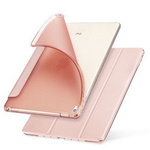D-Pro Smart Case TPU Soft-Gel Back Cover - Etui Z Klapką iPad 10.2 / Pro 10.5 / Air 3 2019 (Rose Gold)