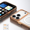 Etui D-Pro Quartz MagSafe Crystal TPU+PC Case obudowa hybrydowa wzmacniana magnetyczna do Apple iPhone 17 Pro Max (Przezroczysty)