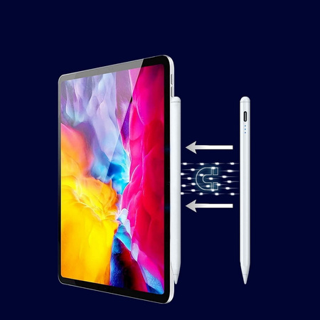 Rysik D-Pro Stylus Pen Pencil 2 Gen. Palm Rejection / Tilt Sensing precyzyjny do rysowania dla Apple iPad (2018-2025) iPad 6/7/8/9/10/11 iPad Mini 5/6/7 iPad Air 3/4/5/6/7/M2/M3 iPad Pro 11" 1/2/3/4/5/M4 iPad Pro 12.9" 3/4/5/6 iPad Pro 13" 7 M4 (Złoty)