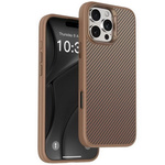 Etui D-Pro Brick Carbon TPU MagSafe Case obudowa magnetyczna matowa do Apple iPhone 16 Pro (Desert Gold / Złoty)
