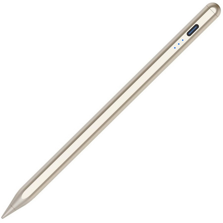Rysik D-Pro Stylus Pen Pencil 2 Gen. Palm Rejection do rysowania dla Apple iPad (2018-2025) iPad 6/7/8/9/10/11 iPad Mini 5/6/7 iPad Air 3/4/5/6/7/M2/M3 Air 13" M2/M3 iPad Pro 11" 1/2/3/4/5/6/M4/M5 iPad Pro 12.9" 3/4/5/6 iPad Pro 13" 7/8/M4/M5 (Złoty)