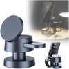 Ładowarka indukcyjna MFC Mushroom Lamp 15W szybka bezprzewodowa magnetyczna MagSafe do Apple Watch / iPhone / AirPods (Szara)