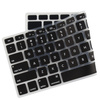 Nakładka osłona silikon na klawiaturę Apple MacBook Air 13 A1369 A1466 / MacBook Pro 13 A1286 A1425 A1502 / Pro 15 A1286 A1398 (Layout EU PL) (Black)