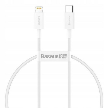 Kabel Baseus Superior przewód USB-C / Typ C - Apple Lightning 20W 25cm (Biały)