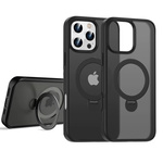 Etui D-Pro Matte MagSafe Stand Case obudowa magnetyczna matowa magnes stojak podstawka do Apple iPhone 16 Pro Max (Czarny)