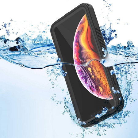 D-Pro 360° Waterproof Case IP68 etui wodoodporne wodoszczelne do iPhone X/XS (Black)