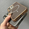 Etui D-Pro Brick Carbon TPU MagSafe Case obudowa magnetyczna matowa do Apple iPhone 15 Pro (Black / Czarny)