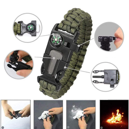 Survivalowy wojskowy taktyczny zestaw przetrwania 16w1