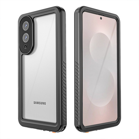 Etui D-Pro 360° Waterproof Case IP68 obudowa wodoodporna wodoszczelna pancerna do Samsung Galaxy S25 Edge (Black)