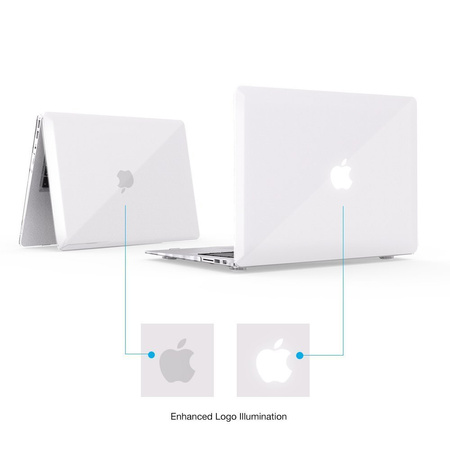 Hard Shell Case etui obudowa do Apple MacBook Air 13" A1369/A1466 2009-2017 (Crystal Clear - Przezroczysty)