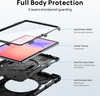 Etui D-Pro 360 Armor Strap Case obudowa pancerna z uchwytem na rękę i paskiem na ramię z wbudowaną folią na ekran do Samsung Galaxy Tab S10 FE 10.9" (SM-X520 / SM-X526) 2025