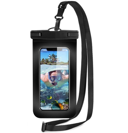 D-Pro Waterproof Case XL etui wodoodporne wodoszczelne na telefon (Black)
