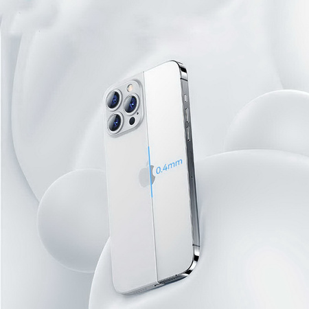 Etui D-Pro Air PP Case 0.4mm ultra cienkie najcieńsze minimalistyczne matowe iPhone 15 Pro Max (Biały)
