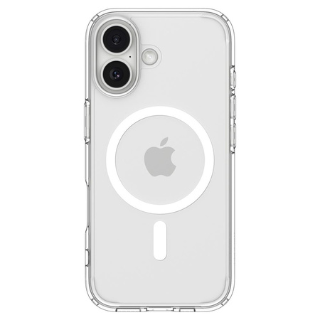 Etui Spigen Ultra Hybrid Case MagSafe obudowa mocna wzmacniana do Apple iPhone 17 (Przezroczysty/Biały)