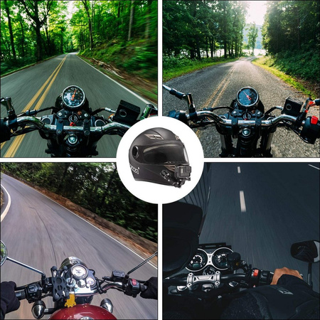 Mocowanie do kasku SV2 uchwyt na motor motocykl do kamer sportowych GoPro Hero DJI SJCAM Xiaomi