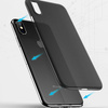 D-Pro Air Slim 0.4mm PP Case ultra cienkie matowe etui do iPhone XS Max (Smoke Black)