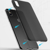 Etui D-Pro Air PP Case 0.4mm ultra cienkie najcieńsze minimalistyczne matowe iPhone XS Max (Czarny)