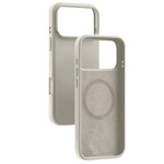  Etui D-Pro Velvet Silicone Case MagSafe obudowa magnetyczna z mikrofibrą do Apple iPhone 17 Pro Max (Kremowy)