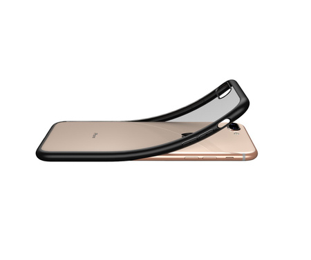D-Pro Crystal Hybrid etui obudowa pokrowiec do iPhone 7 Plus/8 Plus (Clear/Black)