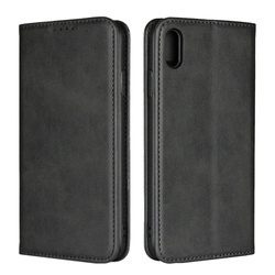 Etui D-Pro Flip Cover Wallet Case z klapką magnetyczną portfel iPhone XS Max (Czarny)