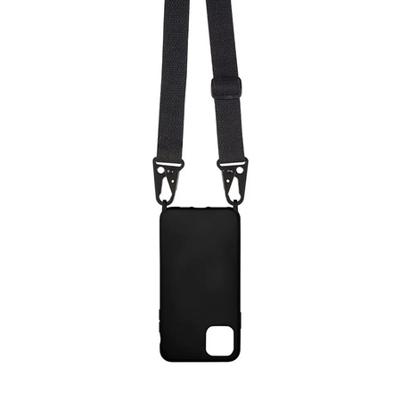 Etui D-Pro Crossbody XL obudowa pasek smycz zawieszka na ramię szyję iPhone 13 Pro (Różowy)