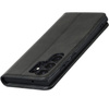 D-Pro Flip Cover Wallet Case etui z klapką magnetyczną portfel Samsung Galaxy S23 Ultra (Black)