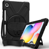 Zestaw D-Pro 360 Armor Strap Case etui pancerne z uchwytem na rękę i paskiem na ramię do Samsung Galaxy Tab S6 Lite 10.4" P610/P615 2020 P613/P619 2022 SM-P620/SM-P625 2024 + ładowarka