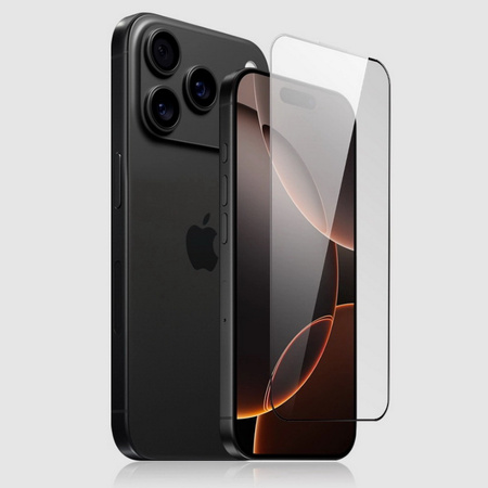 Szkło hartowane XHD Premium Glass szybka ochronna na ekran do Apple iPhone 17 (Clear / Black Frame)