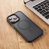 Etui D-Pro Matte CamLine MagSafe Case matowa obudowa magnetyczna do Apple iPhone 14 Plus/15 Plus (Czarny)