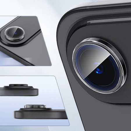 Szkło na aparat Eagle Eye Camera Glass szkiełko na kamerę obiektyw tylny do Apple iPhone 17 Air (Przezroczysty)