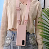 Crossbody Silicone Case XL Strap etui z paskiem na ramię do Samsung Galaxy S23 Ultra (Pink)
