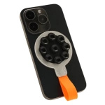 Uchwyt D-Pro MagSafe Suction Holder ring magnetyczny z przyssawkami na lustro / do gładkich powierzchni (Srebrny / Czarny)