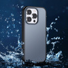 Etui D-Pro Matte Hybrid obudowa matowa do iPhone 14 Plus (Czarny + Niebieski)